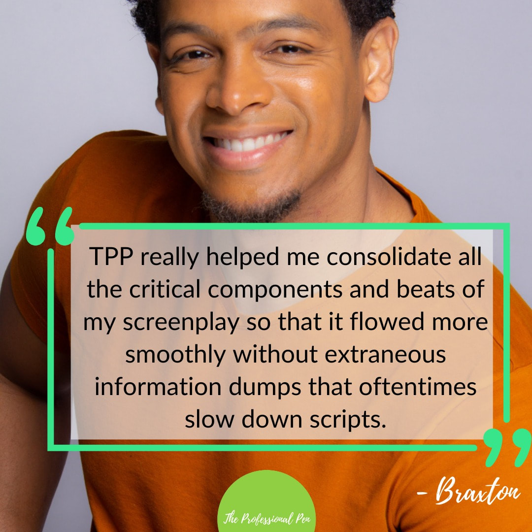 Screenplay service review for TPP